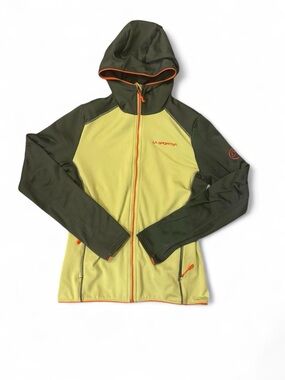La Sportiva Olive Sleeve Jacket with Orange Logo